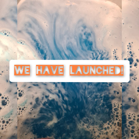 Every Little Scent we have launched picture with a background of a bathbomb
