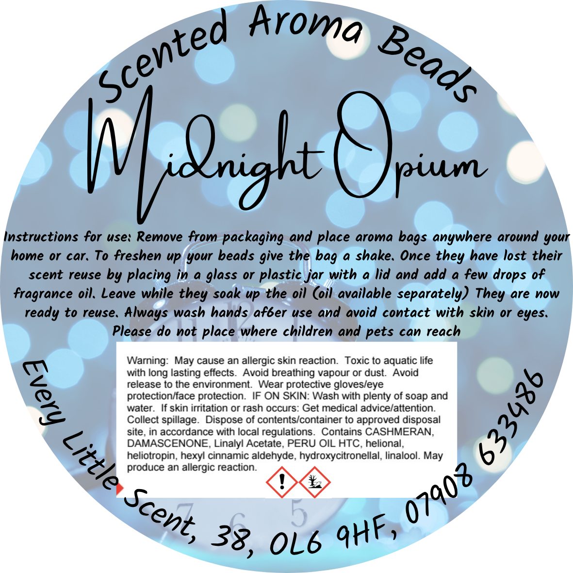Scented Aroma Bead Bags