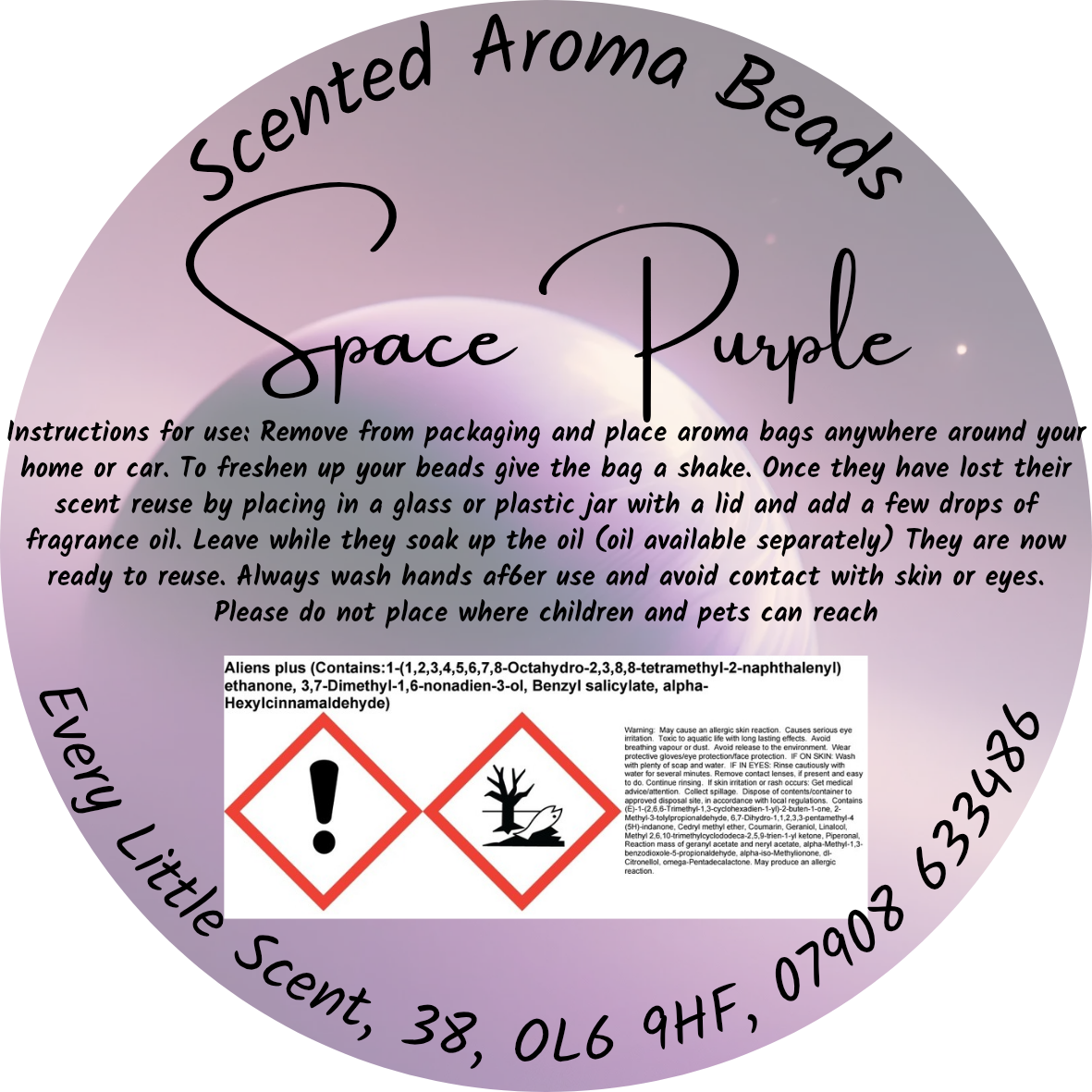 Scented Aroma Bead Bags