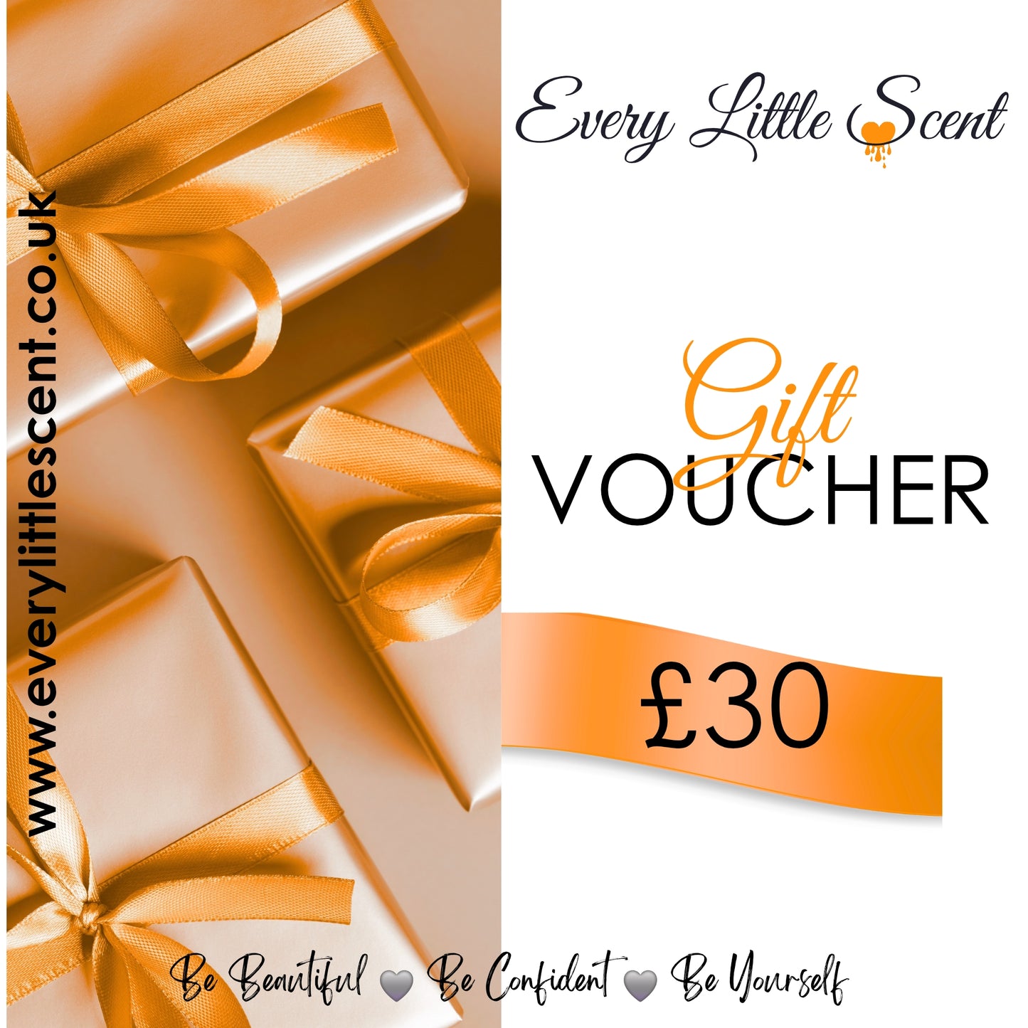 Every Little Scent £30 gift card voucher. Suitable for any occasion and any gender