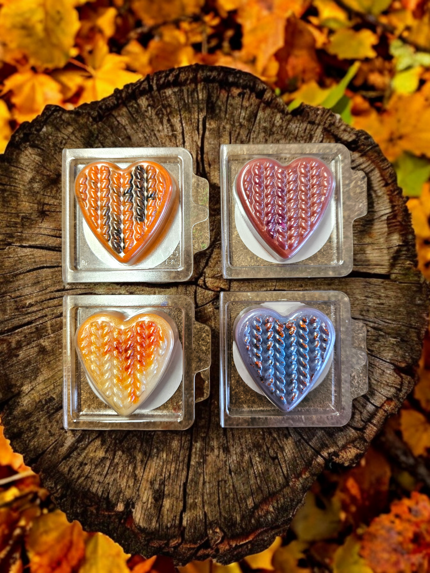 A choice of four fragrances in a heart clam only £1 each