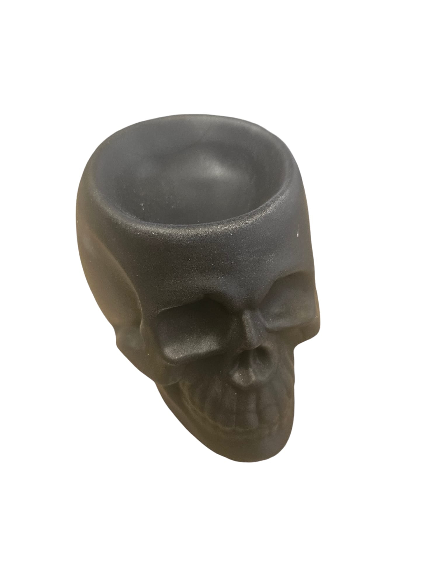 Black skull view 2 oil burner/warmer /wax melter 