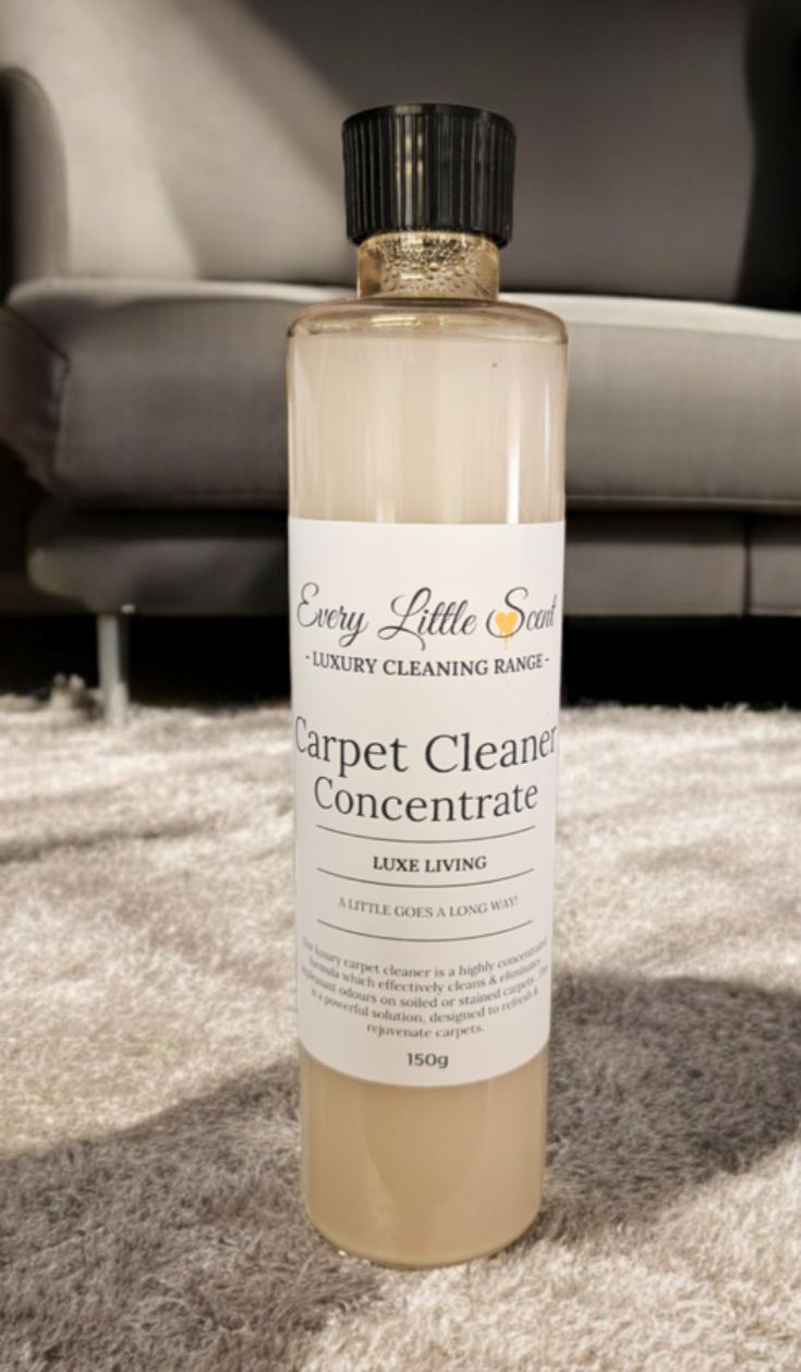 Concentrated carpet cleaner, from our concentrated cleaning range. A little goes a long way. From our home cleaning collection