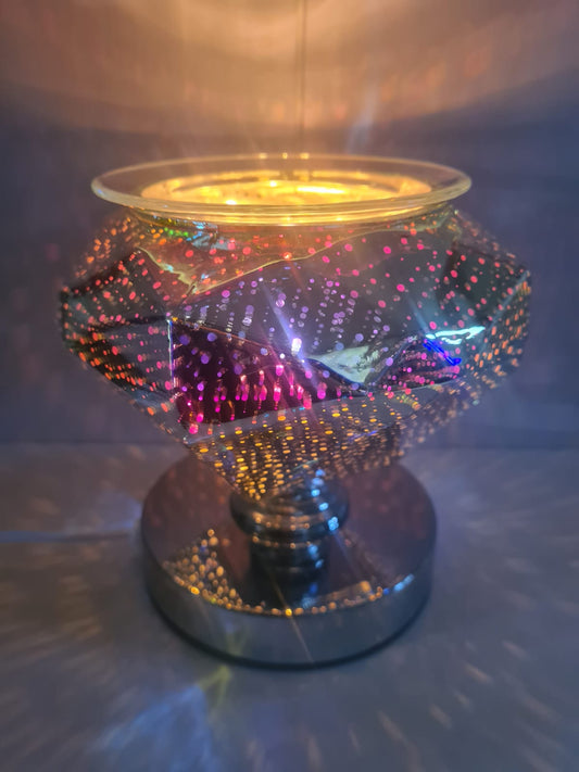 Diamond 3d aroma lamp lit up