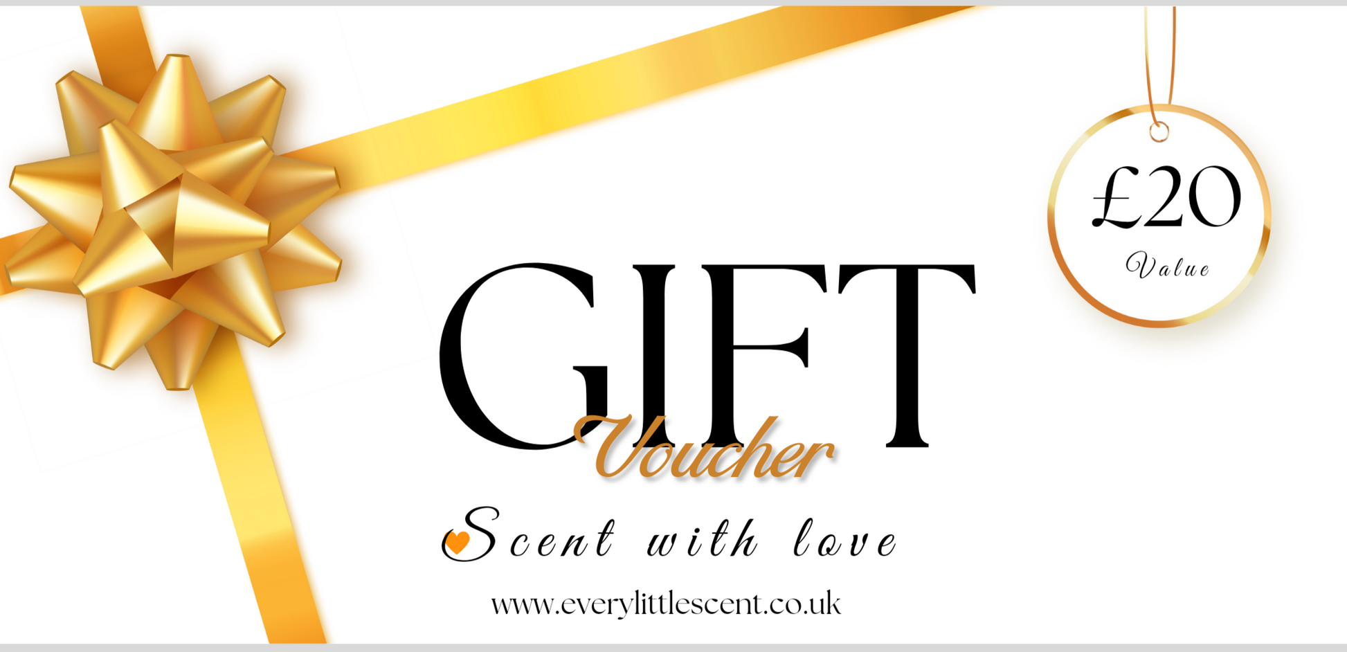 £20 gift voucher ideal for when you are stuck with what to buy