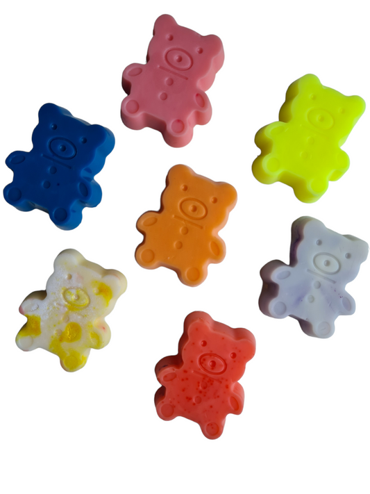 Our cute wax melt shaped teddies come in a choice of scent  