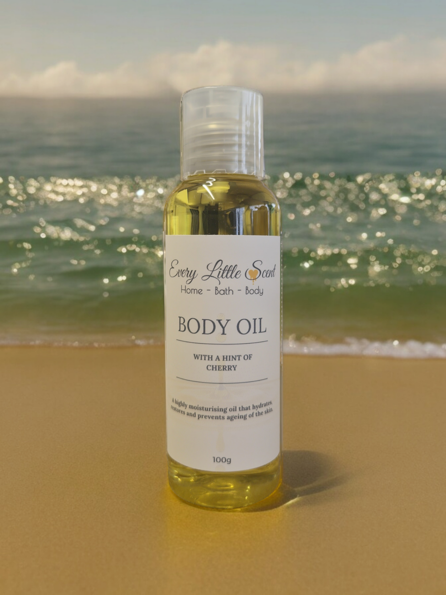 Body Oil with a hint of Cherry