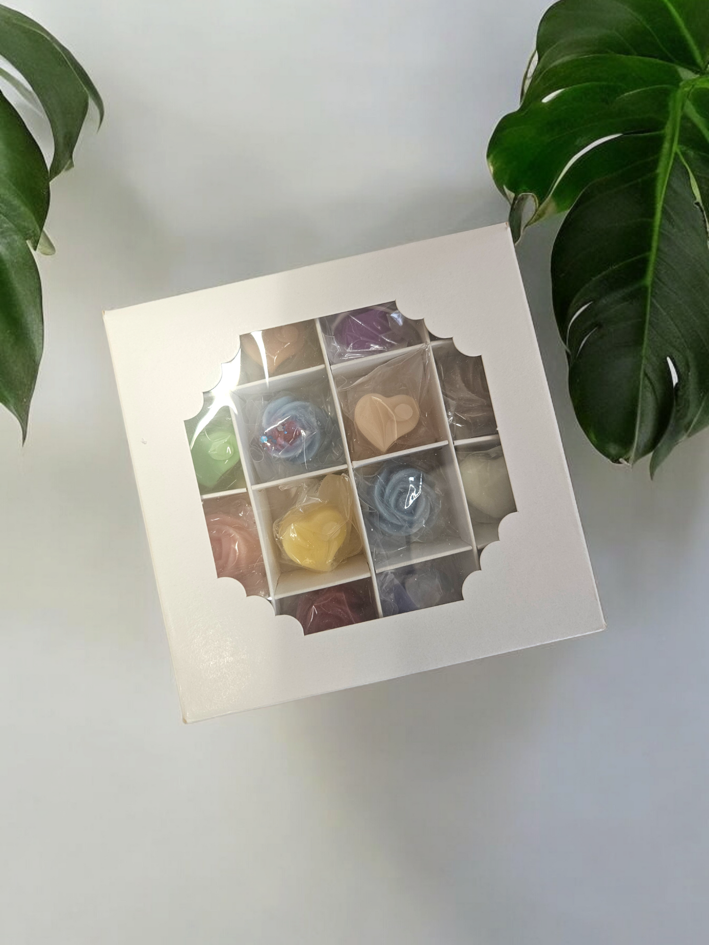 Wax melt sample box