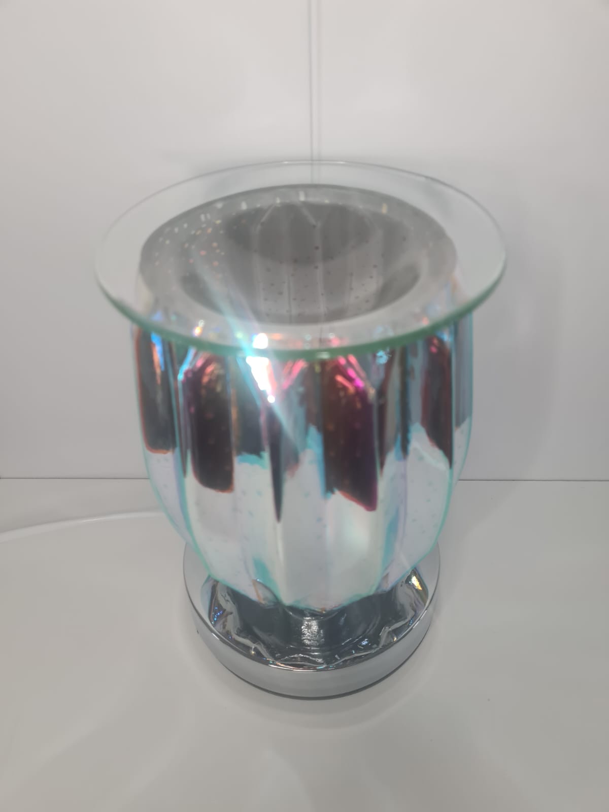 A view of the 3d electric aroma lamp unlit