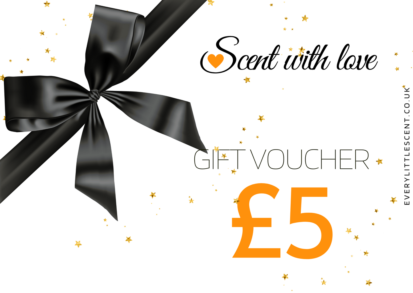 Ideal stocking filler, thank you gift, or just because our £5 gift voucher suits many budgets