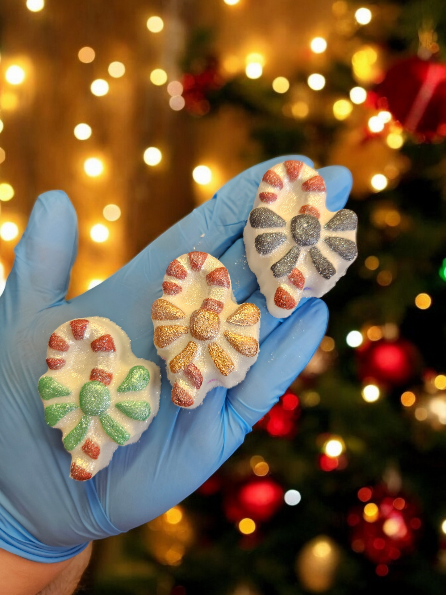 Mini Candy Cane Bath Bomb